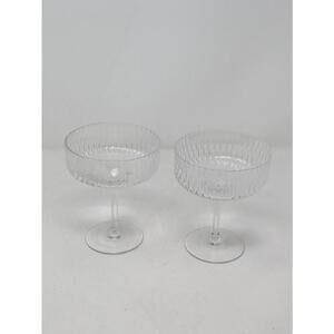 2 Nespresso X Fusalp 335mL Barista Cocktai Glasses/Martini Set-Read